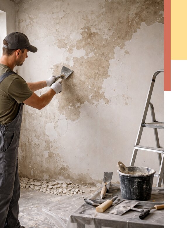 Снятие старой шпаклевки в Балахне от 1933 руб. — быстро и недорого | ОТДЕЛОЧНИК-Блх