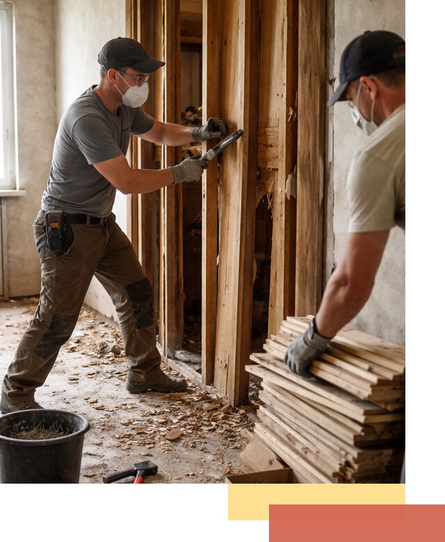 Демонтаж деревянных перегородок в Балахне быстро и аккуратно