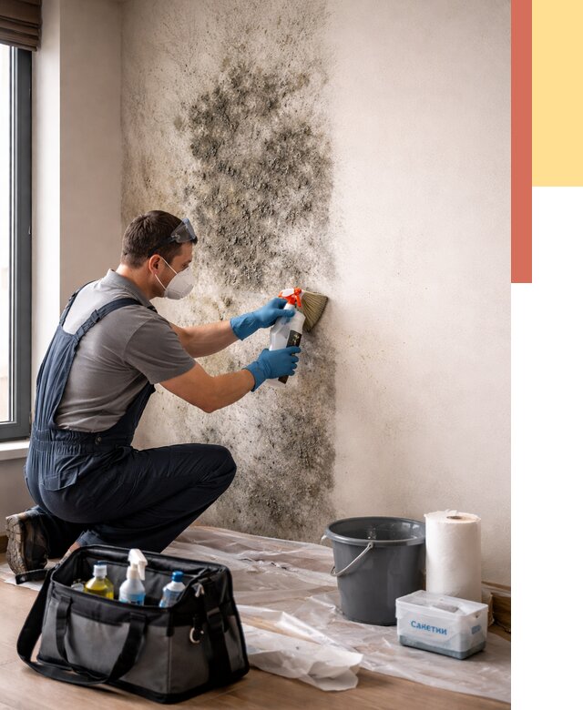Удаление плесени со стен в Балахне от 2246 руб. — быстро и недорого | ОТДЕЛОЧНИК-Блх