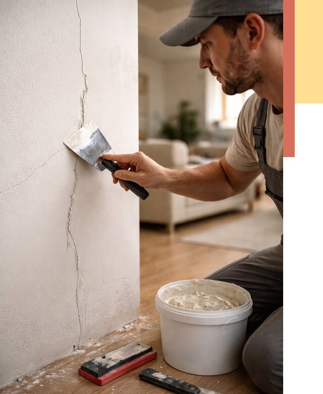 Заделка трещин и сколов в Балахне от 2560 руб. — быстро и недорого | ОТДЕЛОЧНИК-Блх