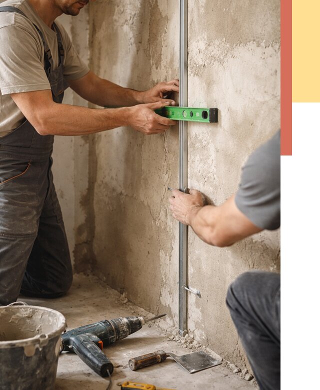 Установка штукатурных маяков в Балахне от 7314 руб. — быстро и недорого | ОТДЕЛОЧНИК-Блх