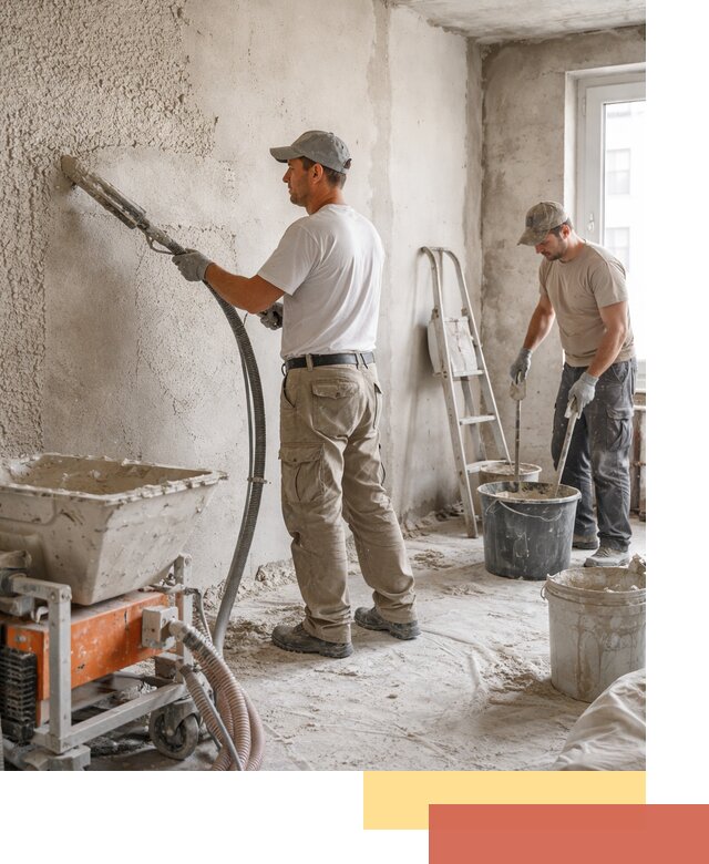 Машинная штукатурка стен в Балахне — быстро и качественно