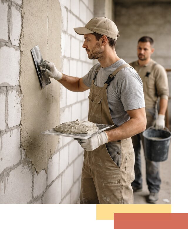 Штукатурка стен из газобетона в Балахне под ключ