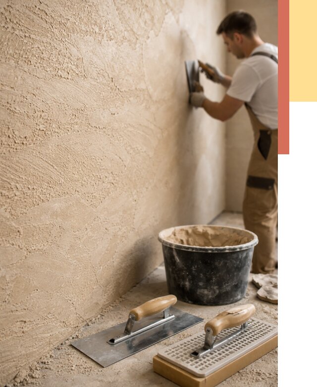 Декоративная штукатурка травертин в Балахне от 1881 руб/м2 — качественно и недорого | ОТДЕЛОЧНИК-Блх