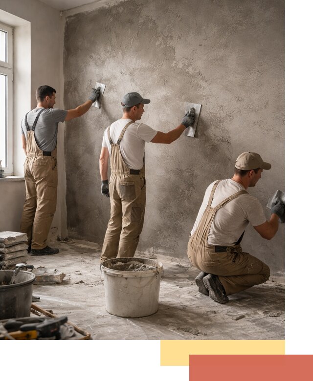 Декоративная штукатурка под бетон в Балахне для стен и потолков