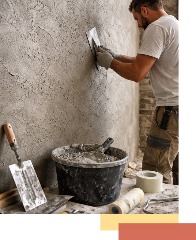 Декоративная штукатурка лофт в Балахне — отделка стен и потолков