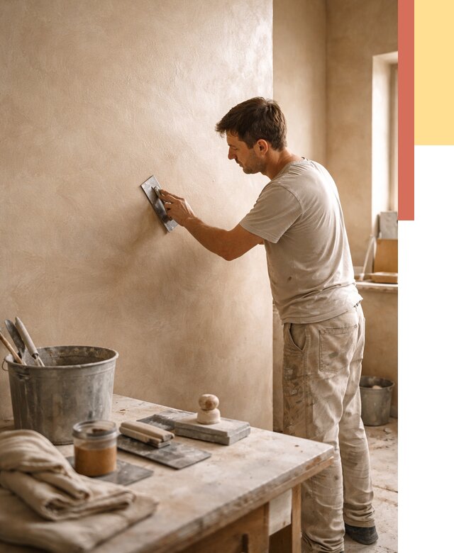 Марокканская штукатурка таделакт в Балахне под ключ от 4388 руб. | ОТДЕЛОЧНИК-Блх