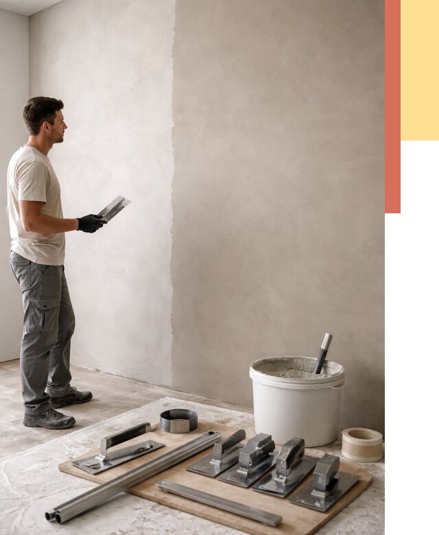 Нанесение микроцемента на стены в Балахне от 3343 руб./м2 под ключ | ОТДЕЛОЧНИК-Блх