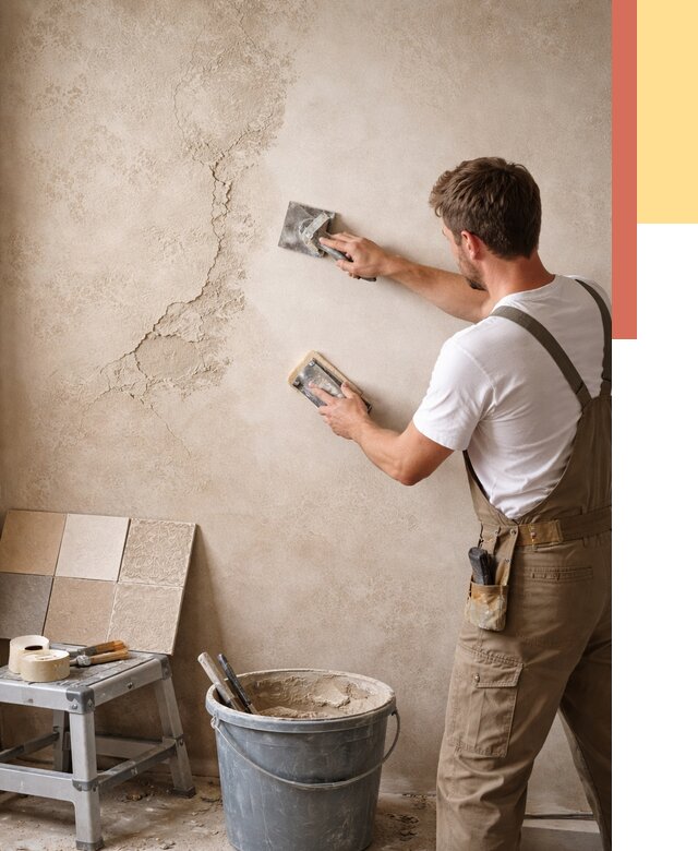 Ремонт декоративной штукатурки в Балахне от 4702 руб. под ключ | ОТДЕЛОЧНИК-Блх