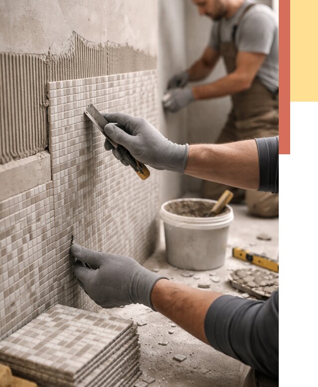 Облицовка стен мозаикой в Балахне от 3343 руб/м2 — укладка мозаики на стены | ОТДЕЛОЧНИК-Блх