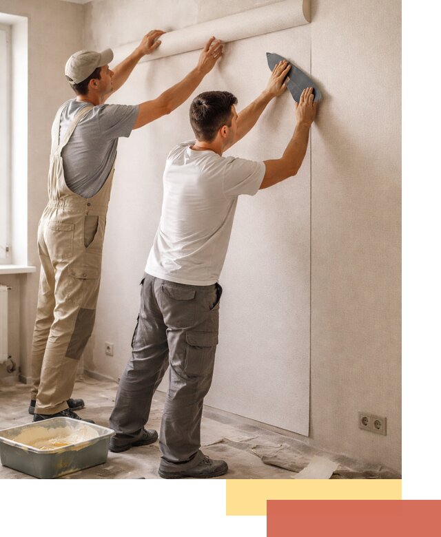 Поклейка виниловых обоев в Балахне профессионально и качественно