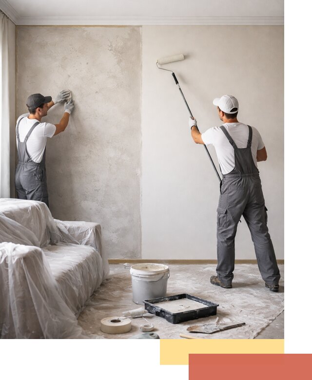 Покраска стен антивандальной краской в Балахне