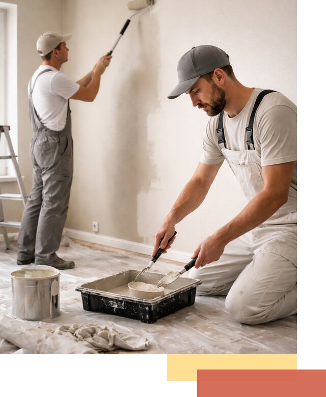 Покраска стен в квартире в Балахне — профессионально и аккуратно