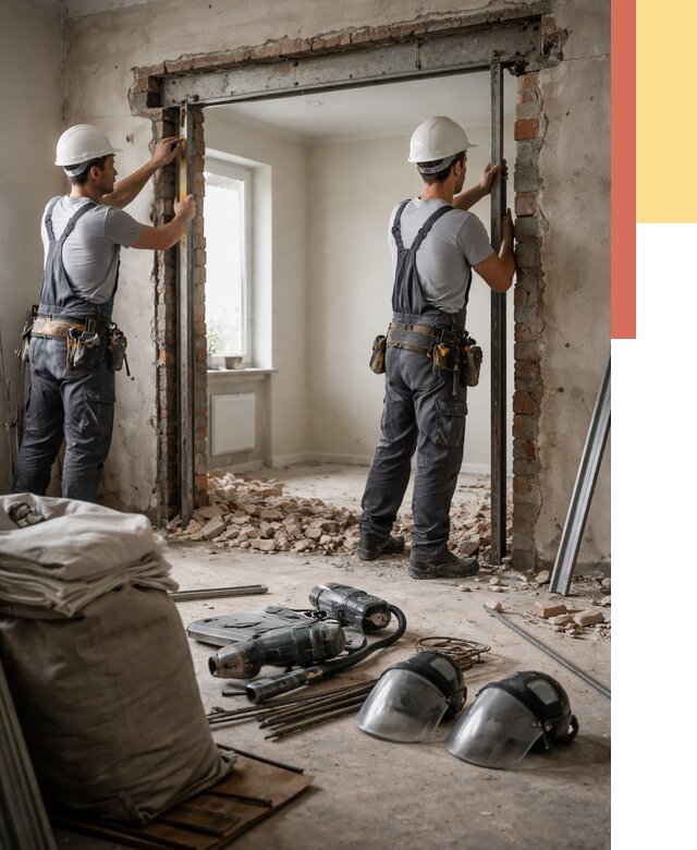 Расширение дверного проема в Балахне от 13060 руб. под ключ | ОТДЕЛОЧНИК-Блх