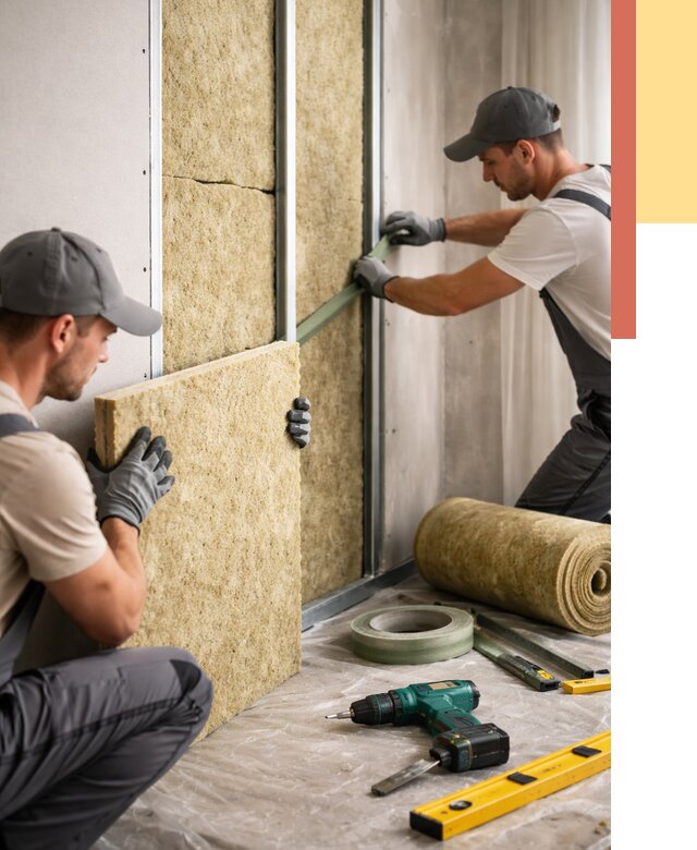 Шумоизоляция стен в Балахне под ключ от 1933 руб. | ОТДЕЛОЧНИК-Блх