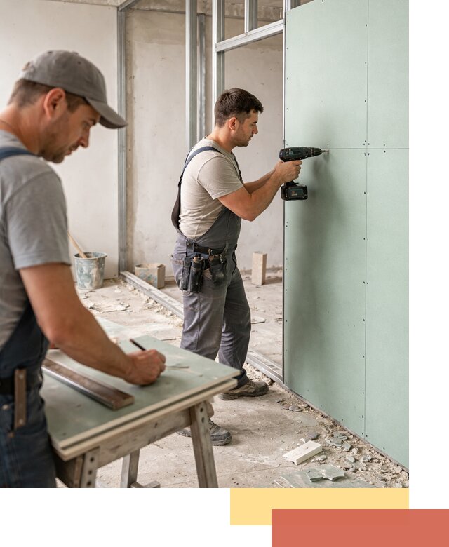 Перегородки из влагостойкого гипсокартона под ключ в Балахне