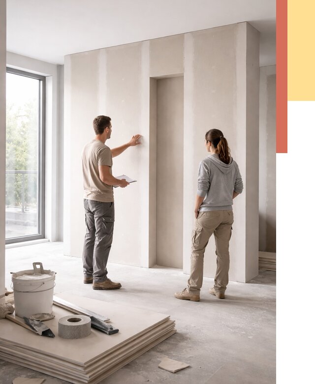 Зонирующая перегородка из гипсокартона в Балахне от 2925 руб. под ключ | ОТДЕЛОЧНИК-Блх