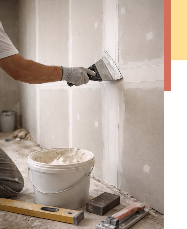 Шпаклевка перегородок из гипсокартона в Балахне от 2612 руб. — услуги ОТДЕЛОЧНИК-Блх