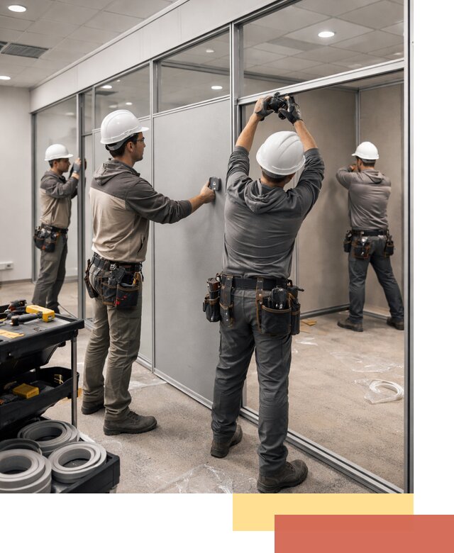 Мобильные офисные перегородки под ключ в Балахне