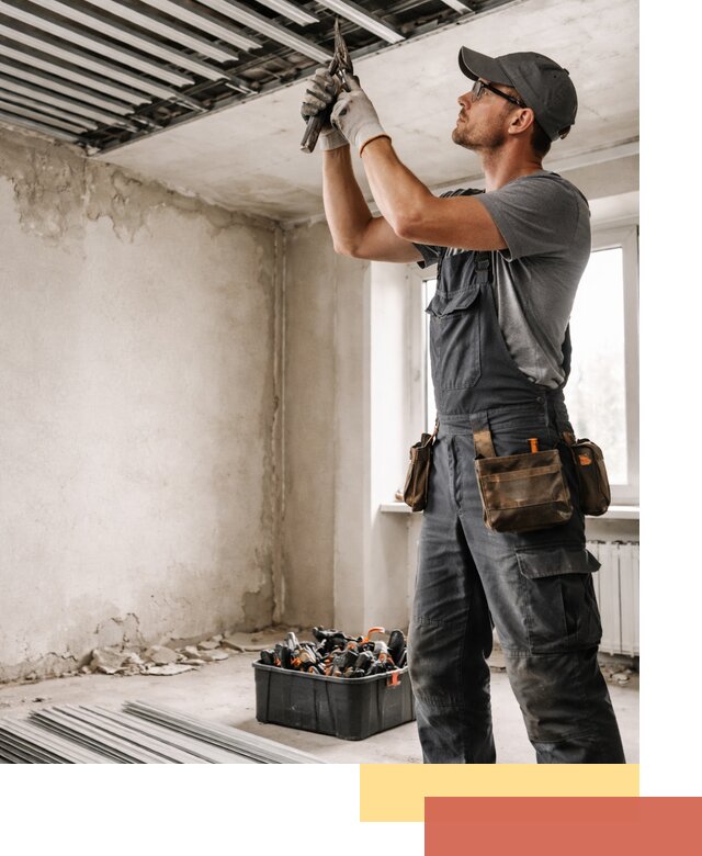 Демонтаж реечного потолка в Балахне быстро и аккуратно