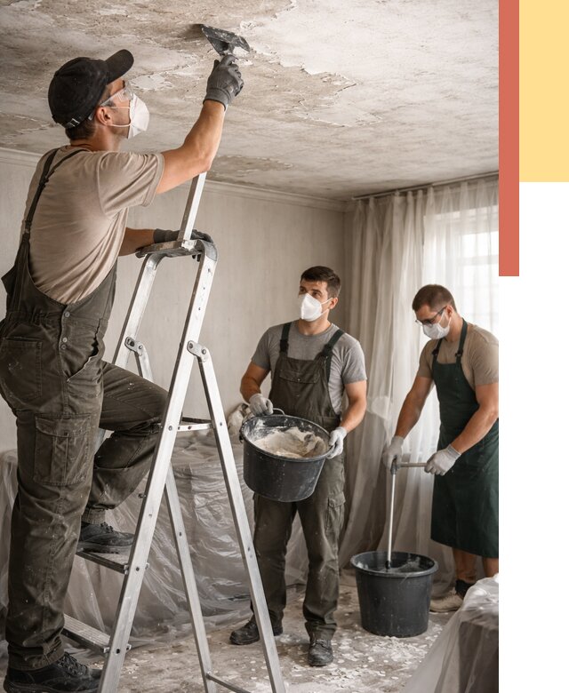 Удаление побелки с потолка в Балахне от 2612 руб. быстро и недорого | ОТДЕЛОЧНИК-Блх