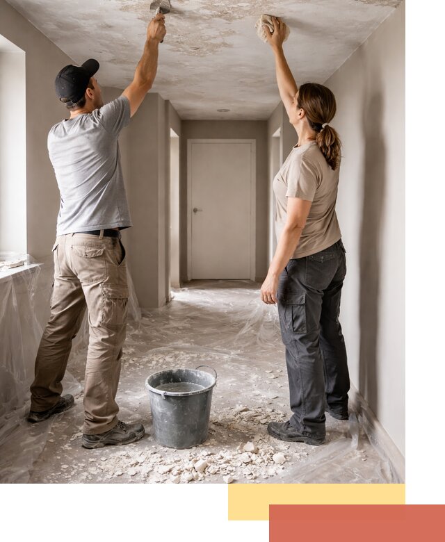 Удаление побелки с потолка в Балахне — быстро и аккуратно