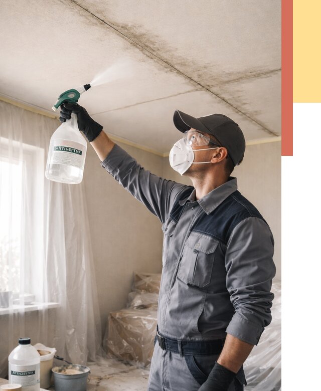 Антисептическая обработка потолка в Балахне от 2612 руб. | ОТДЕЛОЧНИК-Блх