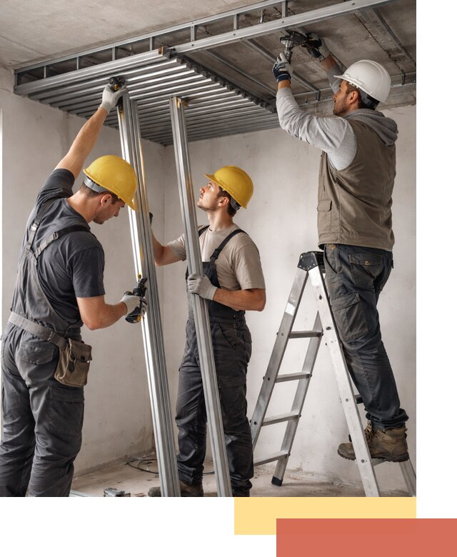 Монтаж реечного потолка под ключ в Балахне