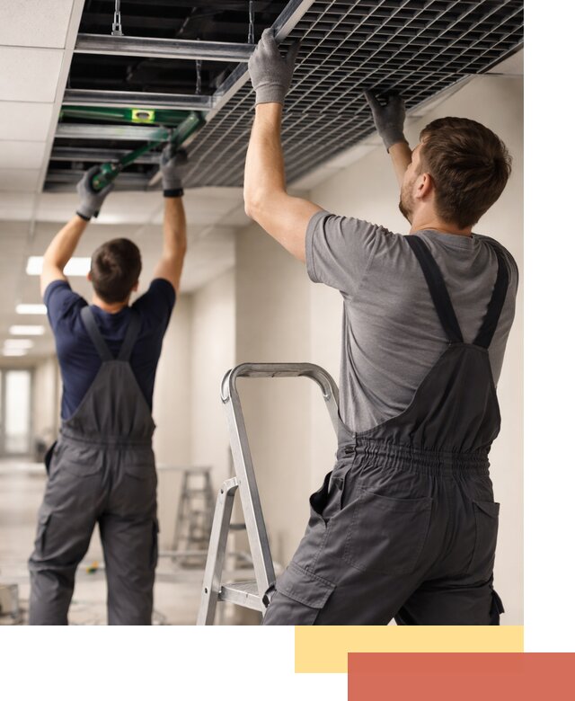 Монтаж потолка Грильято в Балахне: установка под ключ качественно