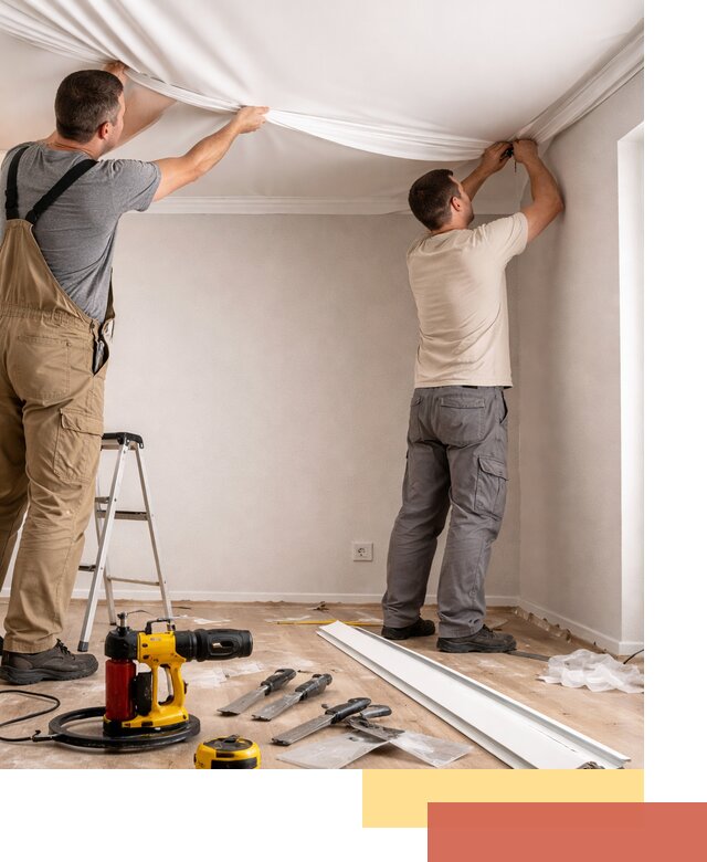 Монтаж ПВХ натяжного потолка в Балахне качественно и быстро