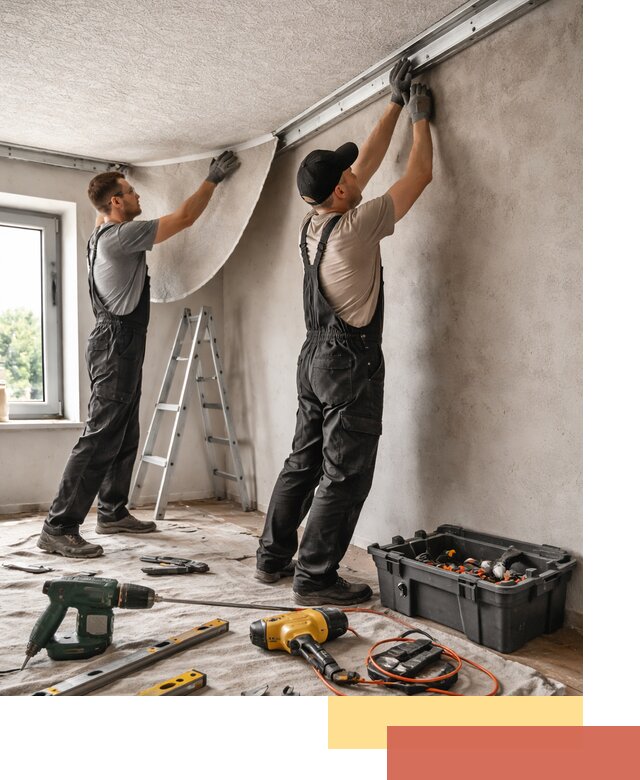 Монтаж фактурного натяжного потолка в Балахне качественно и быстро