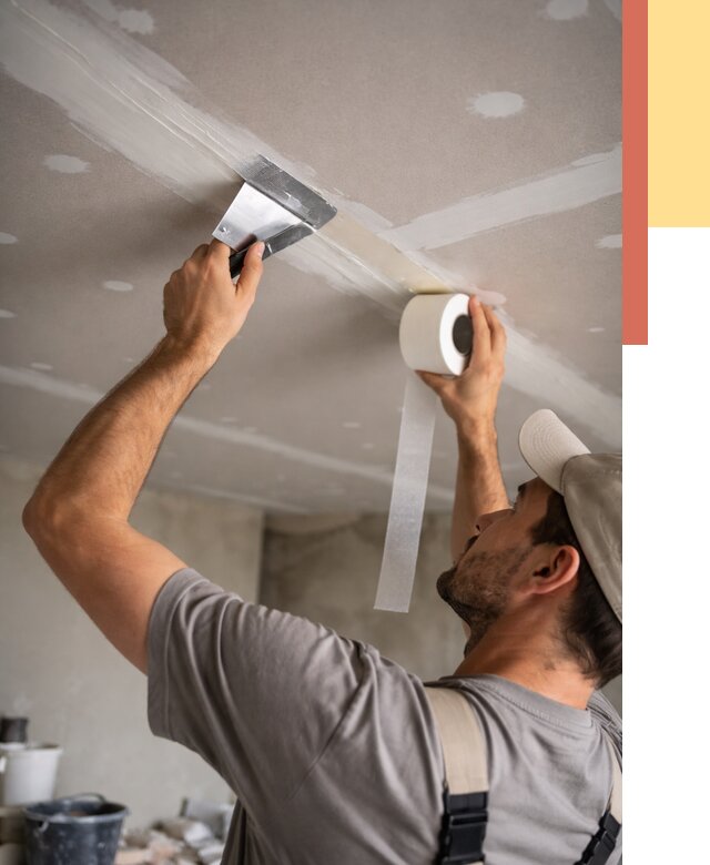 Обработка швов потолка ГКЛ в Балахне от 7836 руб. под ключ | ОТДЕЛОЧНИК-Блх