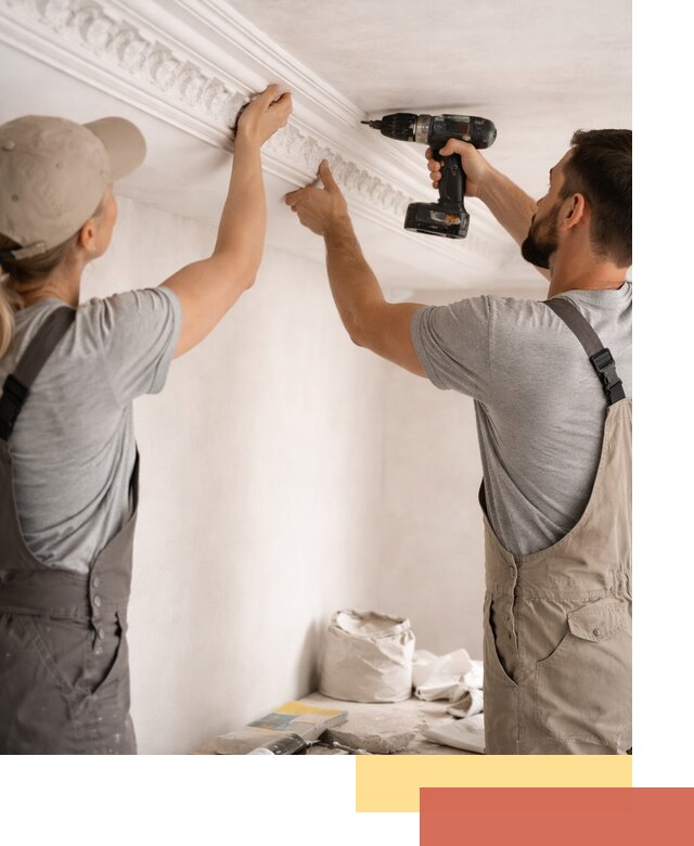 Профессиональный монтаж лепнины на потолок в Балахне