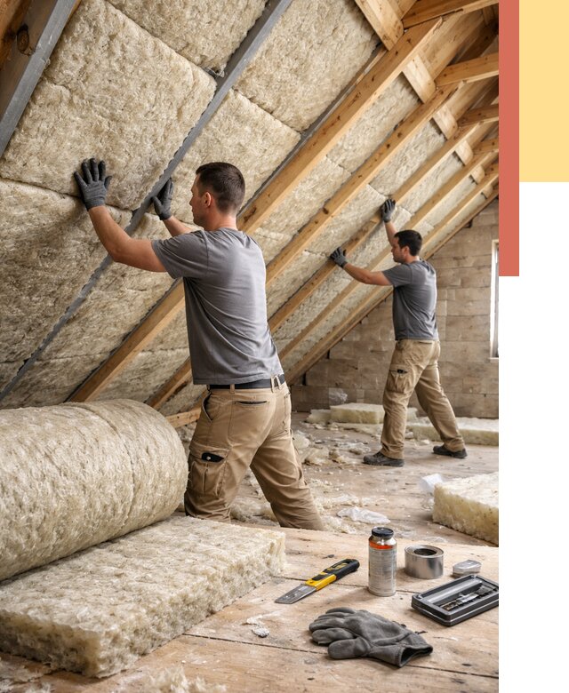 Утепление потолка минватой в Балахне от 1515 руб. — быстро и недорого | ОТДЕЛОЧНИК-Блх