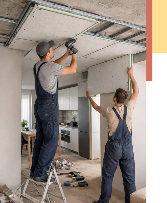 Шумоизоляция потолка панелями зипс в Балахне от 1933 руб. под ключ | ОТДЕЛОЧНИК-Блх